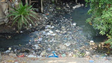  Quận Bình Thạnh:Rạch Long Vân Tự ngập tràn rác