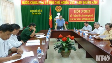  Ninh Thuận tổ chức Hội nghị góp ý Dự thảo Luật Khí tượng Thủy văn