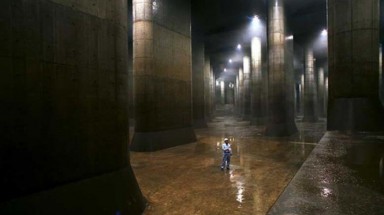   Tokyo đẩy nước xuống “Điện Pantheon dưới đất”, hồ lượn dưới sông