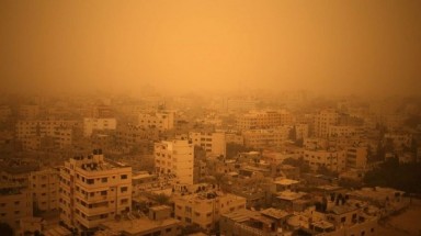  Chiến tranh gây bão cát bất thường ở Trung Đông